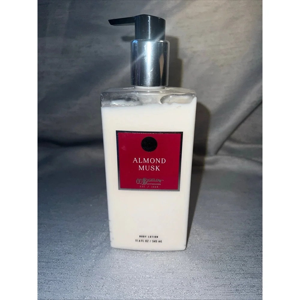 Bath & Body Works C.O. Bigelow Almond Musk Body Lotion 11.6 oz Retired
